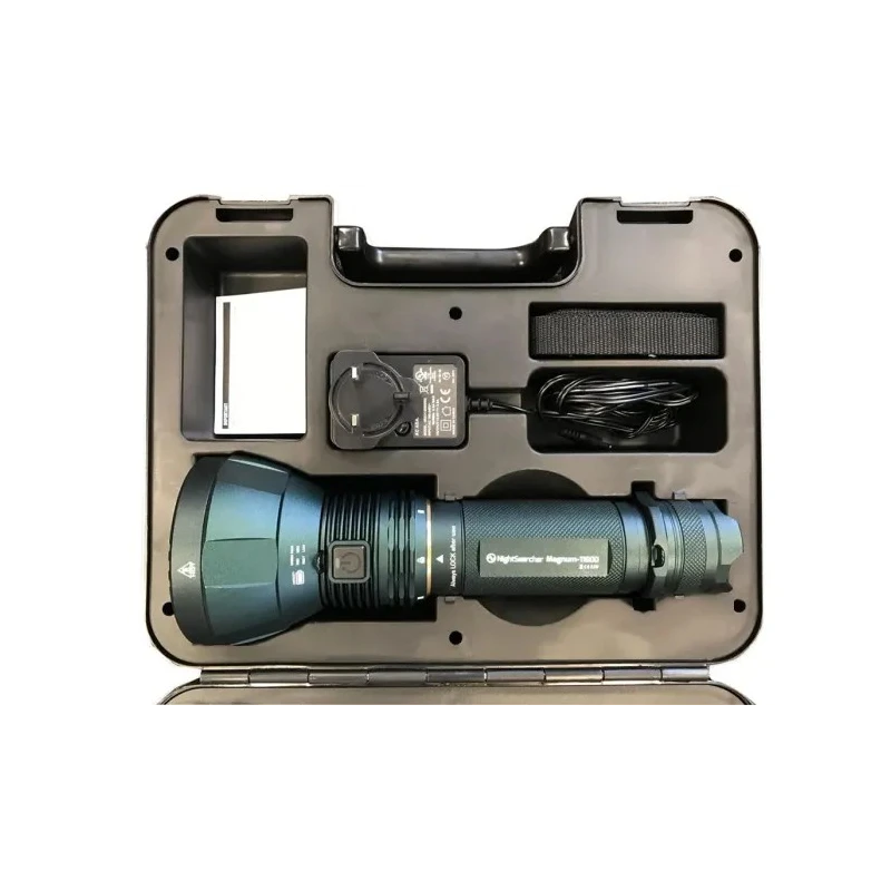 Nightsearcher LED Tactical Rechargeable Torch 11600 Lumens IP67 Aluminium Housing NSMAGNUM11600