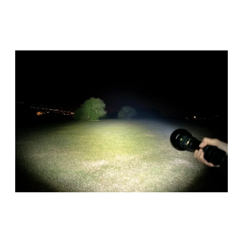 Nightsearcher LED Tactical Rechargeable Torch 11600 Lumens IP67 Aluminium Housing NSMAGNUM11600