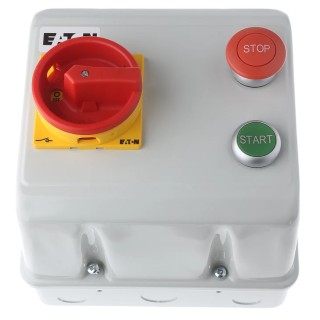 Eaton Direct On Line (DOL) Starter, 230V AC, 4 kW, 3 Phase, Surface Mount, IP55 Steel 118524 XDP4/ST(230V50HZ,240V60HZ)