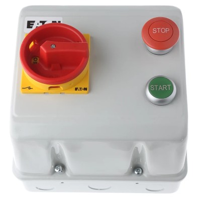 Eaton Direct On Line (DOL) Starter, 230V AC, 4 kW, 3 Phase, Surface Mount, IP55 Steel 118524 XDP4/ST(230V50HZ,240V60HZ)