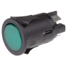 RS PRO Illuminated Push Button Switch, Latching, Panel Mount, 25 mm Cutout, DPST, Green LED, IP40/IP67, 250 V ac 528-7836