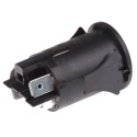 RS PRO Illuminated Push Button Switch, Latching, Panel Mount, 25 mm Cutout, DPST, Green LED, IP40/IP67, 250 V ac 528-7836