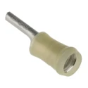 TE Connectivity PIDG Insulated Tin Crimp Pin Connector 12 AWG to 10 AWG 2.6 mm Pin Diameter Yellow 165049