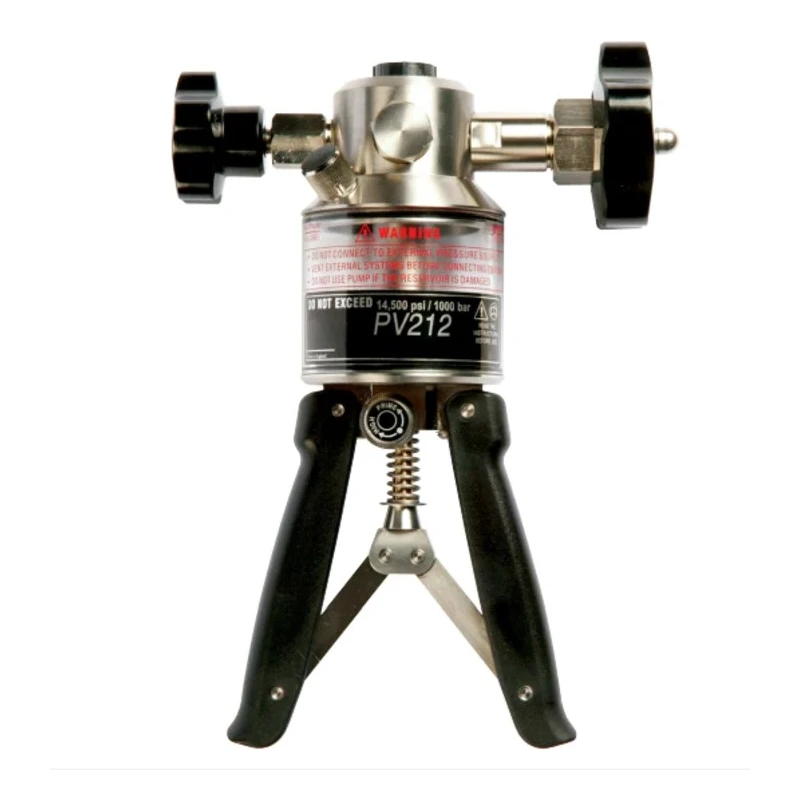 Druck Hand Hydraulic Pressure Pump Stainless Steel 700 bar 0.1L Tank PV212-HP-700-4018