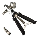 Druck Hand Pressure Pump 40 bar, 1/4 inch NPT Male Connection, Nickel Plated Brass PV211-P-4019