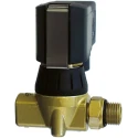 Buschjost Brass 3-Port Normally Closed Solenoid Valve 230V AC 1/4 in G Inlet Female 8466000.9101.23050