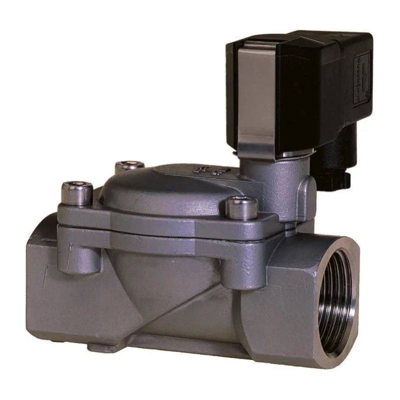 Buschjost Stainless Steel 2 Port NC Solenoid Valve G1/2 Threaded Connection 24V DC, 16 bar, Series 82730 8273200.9101.02400