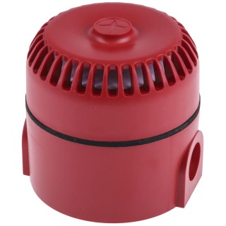Eaton ROLP Series Electronic Sounder Surface Mount Red ABS Housing 28V DC 32-Tone 102 dB IP65 IP65