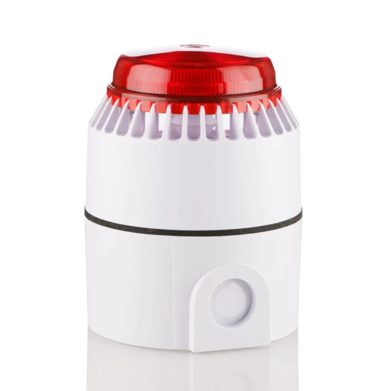 Eaton Flashni Series Red Sounder-Beacon Combination 28V DC 101 dB Wall Mount IP65 IP58 640451FULL-0079X
