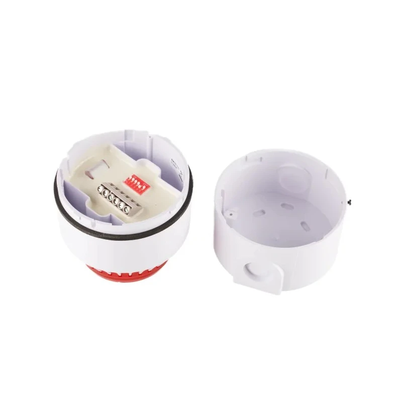 Eaton Flashni Series Red Sounder-Beacon Combination 28V DC 101 dB Wall Mount IP65 IP58 640451FULL-0079X
