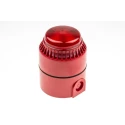 Eaton Flashni Series Red Sounder-Beacon Combination, IP65, IP55, 28V DC, 110 dB @ 1m, Electronic 640452FULL-0080X