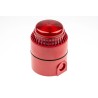 Eaton Flashni Series Red Sounder-Beacon Combination, IP65, IP55, 28V DC, 110 dB @ 1m, Electronic 640452FULL-0080X