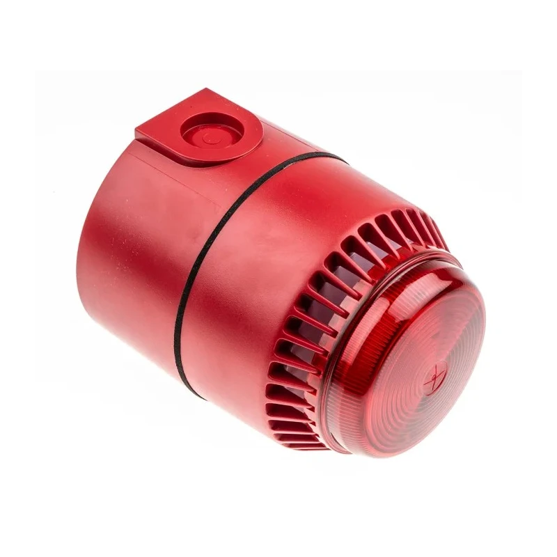 Eaton Flashni Series Red Sounder-Beacon Combination, IP65, IP55, 28V DC, 110 dB @ 1m, Electronic 640452FULL-0080X