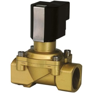 Buschjost Solenoid Valve 2 Port Normally Closed G 3/4 Threaded Brass Body 230V AC 10 bar 20mm Orifice 8254300.9154.23049