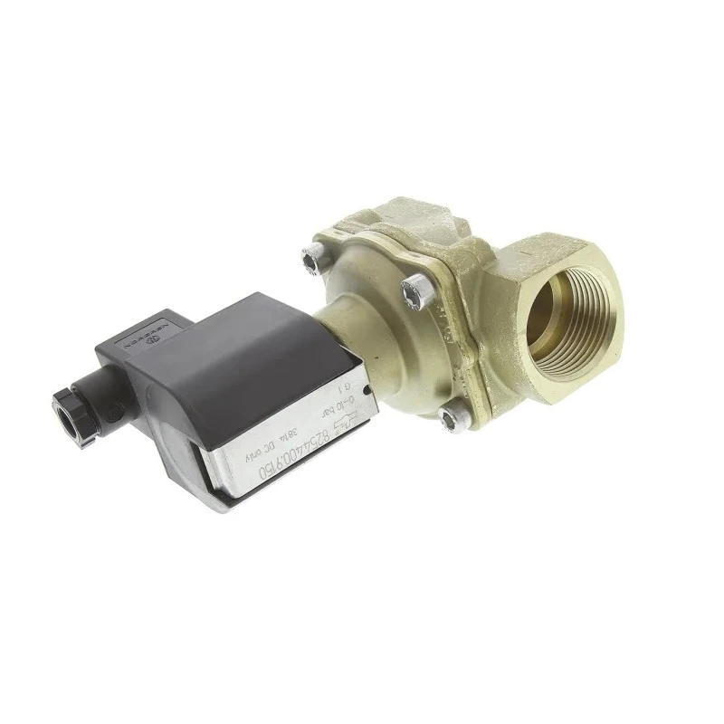 EMERSON ? ASCO Brass Body Solenoid Valve, 2 Port, Normally Closed, G1 Threaded, 24V DC, 25mm Orifice, Max 8254400.9151.02400