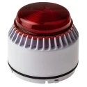 Eaton Flashni Series Red Sounder-Beacon Combination, IP58, IP65, 28V dc, Wall Mount, 110 dB @ 1m, Fire 640033FULL-0044X