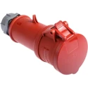 MENNEKES Industrial Power Connector 32A 400V IP44 Rated Red Cable Mount 2P+PE StarTOP IP44