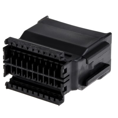 TE Connectivity MULTILOCK 040 Female Connector Housing, 20 Contacts, 2.5 mm Pitch, 2 Row Straight, Polybutylene 175652-2
