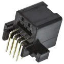 TE Connectivity MULTILOCK 040 Female Connector Housing 2.5 mm Pitch 8 Way 2 Row Right Angle 174049-2