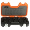 Bahco 10-Piece 1/2 in Standard Impact Socket Set Alloy Steel Black Finish D/S10