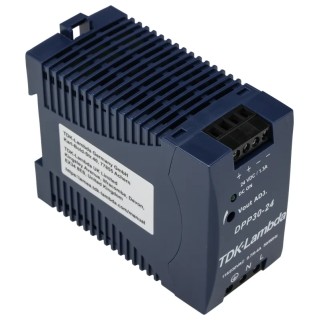 TDK-Lambda Switched Mode DIN Rail Power Supply 264V AC/DC Input 24V DC 1.3A Output 30W DPP30-24
