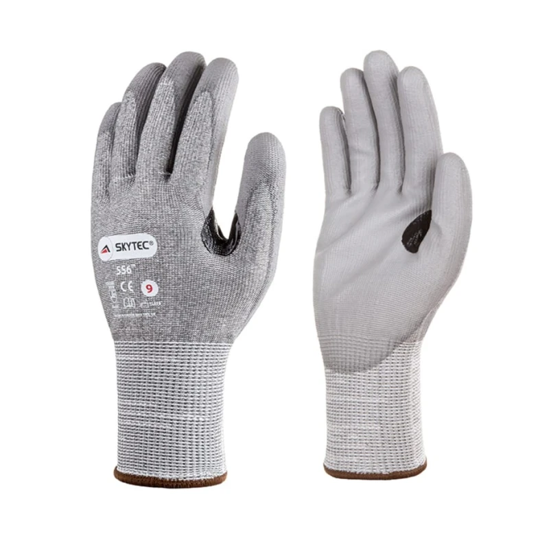 Skytec Skytec SS6 Grey Nylon Gloves Size 11 with Polyurethane Coating SKY0010