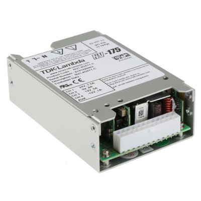 TDK-Lambda 180W Chassis Mount Switching Power Supply 4 Output 24V DC NV1-4G5TT-C