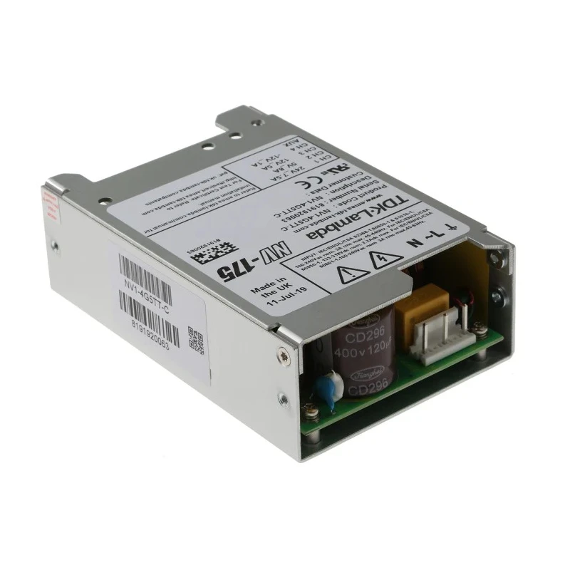 TDK-Lambda 180W Chassis Mount Switching Power Supply 4 Output 24V DC NV1-4G5TT-C