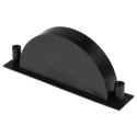 Southco Black Aluminium Stainless Steel Drawer Handle 29.5 mm Height 106 mm Length 67-25