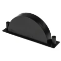 Southco Black Aluminium Stainless Steel Drawer Handle 29.5 mm Height 106 mm Length 67-25