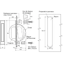 Southco Black Aluminium Stainless Steel Drawer Handle 29.5 mm Height 106 mm Length 67-25