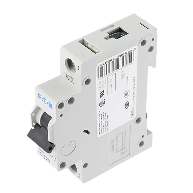 Eaton xEffect Miniature Circuit Breaker 1-Pole 2A 230V AC Thermal Magnetic Tripping 10 kA Breaking Capacity 278607 FAZ-S2/1