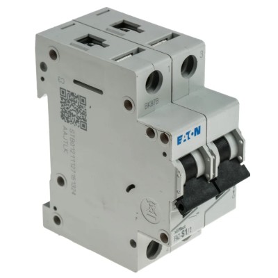 ABB xEffect FAZ Miniature Circuit Breaker, 2-Pole, 1A, Type S, 230V AC, 60V DC, 10kA Breaking Capacity 278805 FAZ-S1/2
