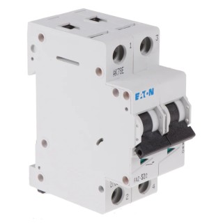 ABB xEffect Miniature Circuit Breaker, 2 Poles, 2A Current Rating, Type S, 230V AC, 60V DC, 10 kA Breaking 278806 FAZ-S2/2