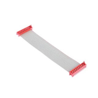 TE Connectivity Micro-MaTch Series Ribbon Cable Flat Ribbon 1.27 mm Pitch 16 Conductors 100 mm Length 1483356-1