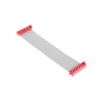 TE Connectivity Micro-MaTch Series Ribbon Cable Flat Ribbon 1.27 mm Pitch 16 Conductors 100 mm Length 1483356-1