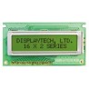 Displaytech Alphanumeric LED LCD Monochrome Display Yellow on Green 2 x 16 Characters 162B-BC-BC