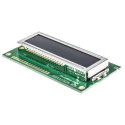 Displaytech Alphanumeric LED LCD Monochrome Display 2 x 16 Characters White on Black 162B-CC-BC-3LP