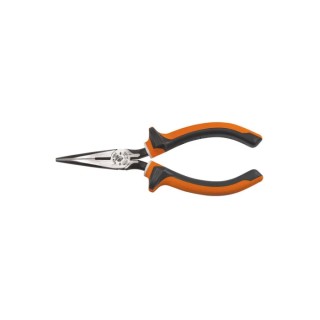 Klein Tools 1-Piece Long Nose Plier, Hardened Steel, 175mm Overall Length, 49mm Jaw Length, VDE/1000V Approved 2036EINS