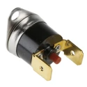 Honeywell Technologies Bi-Metallic Thermostat 150 °C Max, Manual Reset, SPST, 10A Contact, Bracket Mount 2455RM-90820468