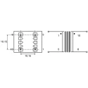 OEP Through Hole Pulse Transformer 1:1 Turns Ratio, 1.9 h Primary Inductance, 32Ω Primary Resistance Z1640E