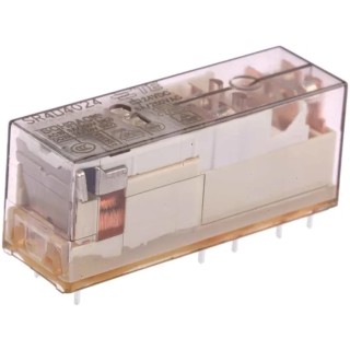 TE Connectivity Force Guided Relay 24V DC Coil Voltage 4-Pole DPDT SR4D4024 3-1415055-1