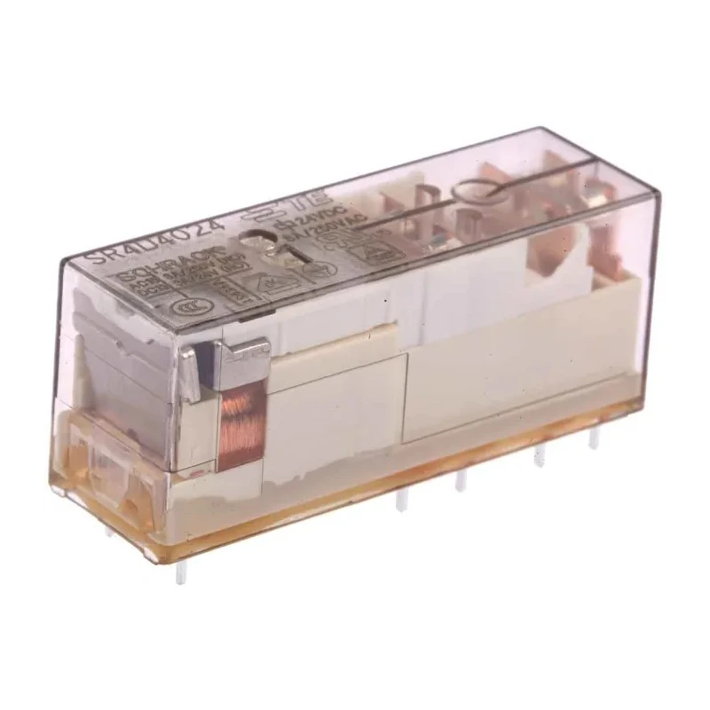 TE Connectivity Force Guided Relay 24V DC Coil Voltage 4-Pole DPDT SR4D4024 3-1415055-1