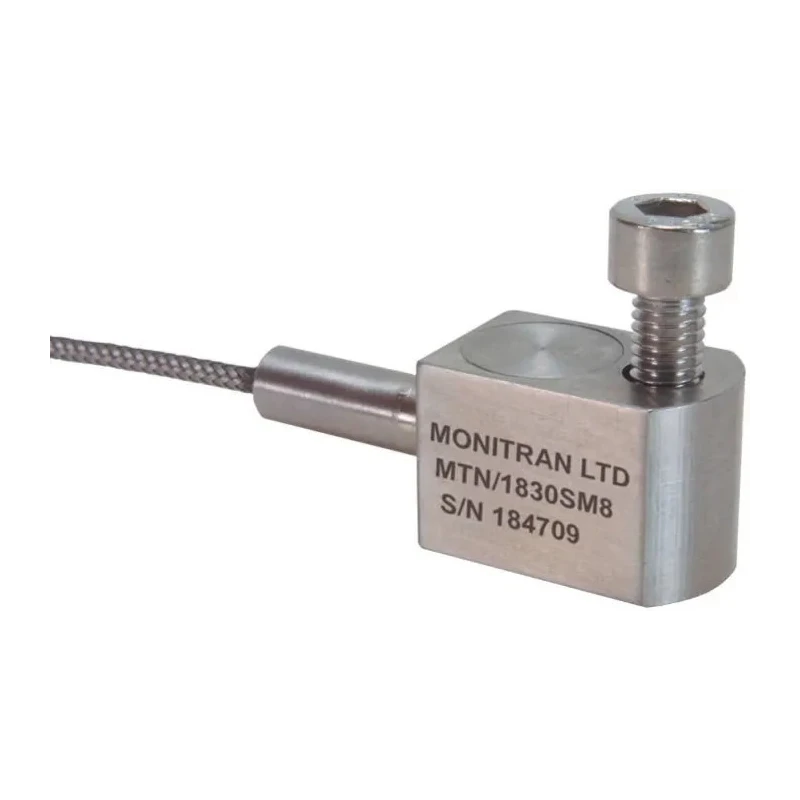 Monitran Low Profile Vibration Sensor Stainless Steel Body 8 mA Max -10 °C to 140 °C MTN/1830SM8