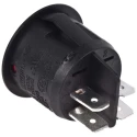 Arcolectric (Bulgin) Ltd Illuminated DPST On-Off Rocker Switch Panel 10A 250V AC R13244BNAA