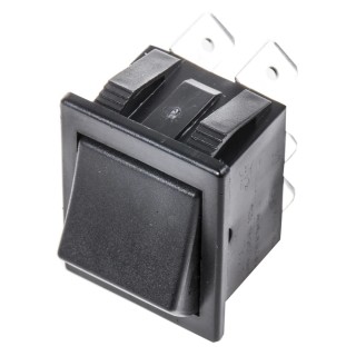Arcolectric (Bulgin) Ltd DPDT, On-On On-(On) Rocker Switch Panel 16A 30 x 22 mm Nylon Housing IP67 C1561ALAAA