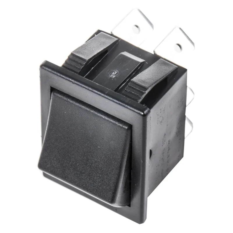 Arcolectric (Bulgin) Ltd DPDT, On-On On-(On) Rocker Switch Panel 16A 30 x 22 mm Nylon Housing IP67 C1561ALAAA