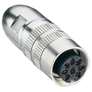 Lumberg 6 Pole Straight Standard DIN Socket 250V ac 5A IP68, Screw-On, Cable Female 0322 06