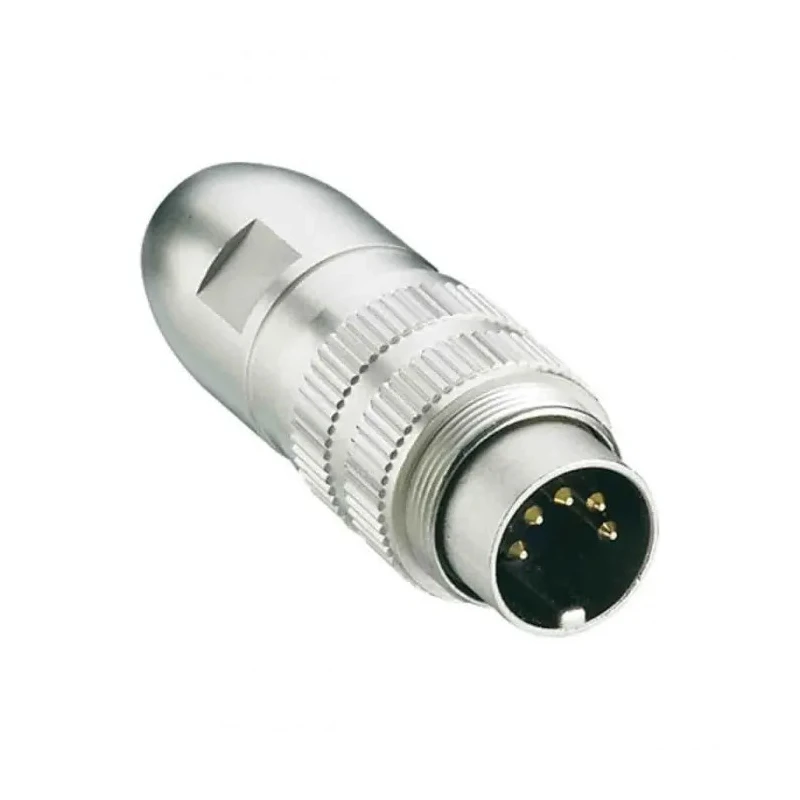 Amphenol Industrial 12 Pole Straight M16 DIN Plug 60V ac 3A Shielded Screw-On Cable Male 0332 12