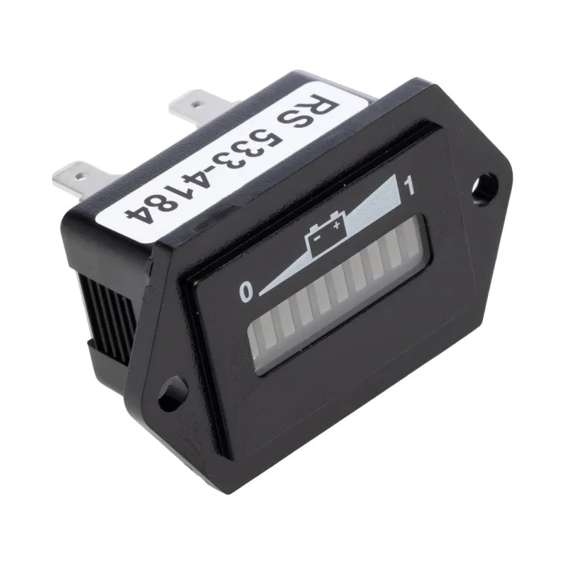 Curtis 906 Series Digital Voltmeter DC LED Display 10-Digits 31.2 mm x 53.2 mm 17676766-105